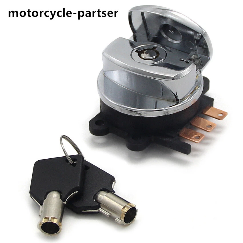 Juego de bloqueo de interruptor de llave de encendido para Harley-Davidson 71313-96A ROAD KING FXDFSE 1PW8 Foto 2 de 4