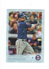 2015 Topps Snow Camo Kurt Suzuki #373