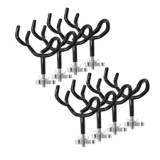 8PCS Sure Grip Steel 20 Degree Angle Rod Holder for Fishing Boat Rod Pod Marine