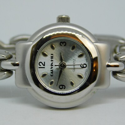 Vintage Calvin Hill Ladies Wristwatch Quartz Silver Tone Calvin Hill Ladies Watch - Etsy main image 2