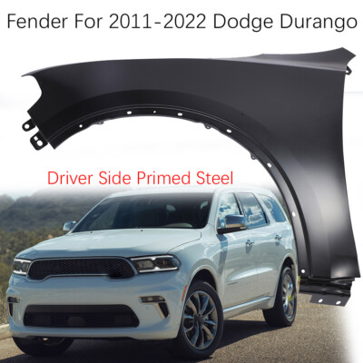 Front Driver Fender For 11-22 Dodge Durango 55369735AC  Black Primed Steel