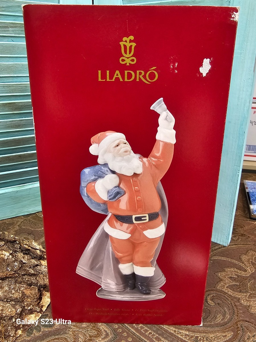 Lladro Jolly Santa 1998 Porcelain Figurine 6500G In Org Box COA | eBay