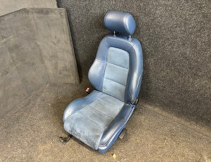 Fahrersitz ALCANTARA Audi TT 8N Sportsitz LEDER Sitz Ausstattung Denim Blau