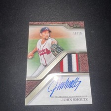 2024 Topps Series 1 John Smoltz Reverence Patch Auto #10/10 Braves
