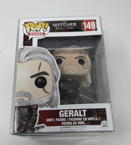 Funko POP! Games #149 GERALT The Witcher Wild Hunt 3 Vinyl Figure New