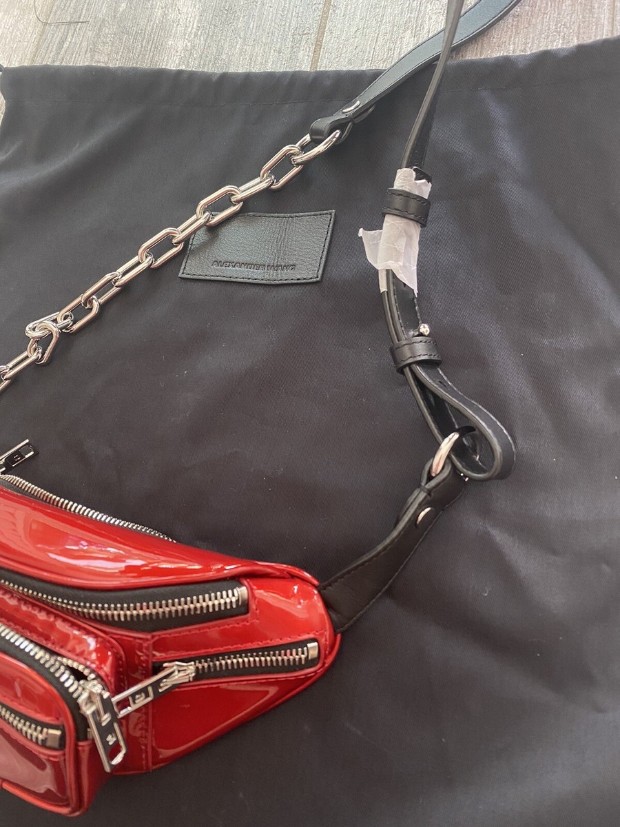 New Alexander Wang mini Attica red patent fanny pack | eBay New Alexander Wang mini Attica red patent fanny pack | eBay