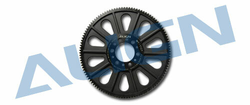 Align Trex 600/550X/650X/ Pro CNC Slant Thread Main Gear M1/112 Black H60G001XX - Picture 1 of 3