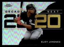 2020 Topps Chrome Update Eloy Jimenez DNC-8 Decade's Next Chicago White Sox
