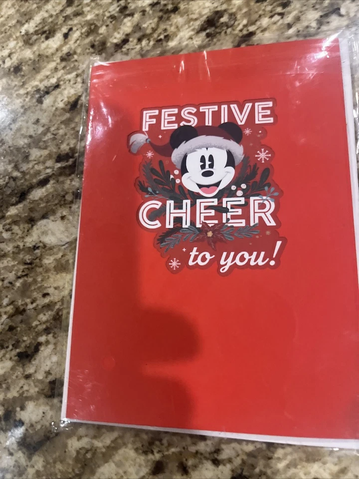 Disney Mickey And Friends Festive Cheer Lovepop Card - Image 2 of 2