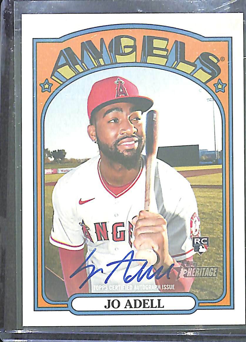 2021 Topps Heritage Real One Autograph Rookie #ROA-JA Jo Adell