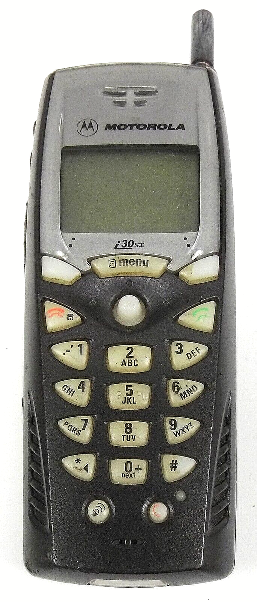 Motorola i series i30 SX / i30sx - Gray ( Nextel ) Rare iDEN PTT