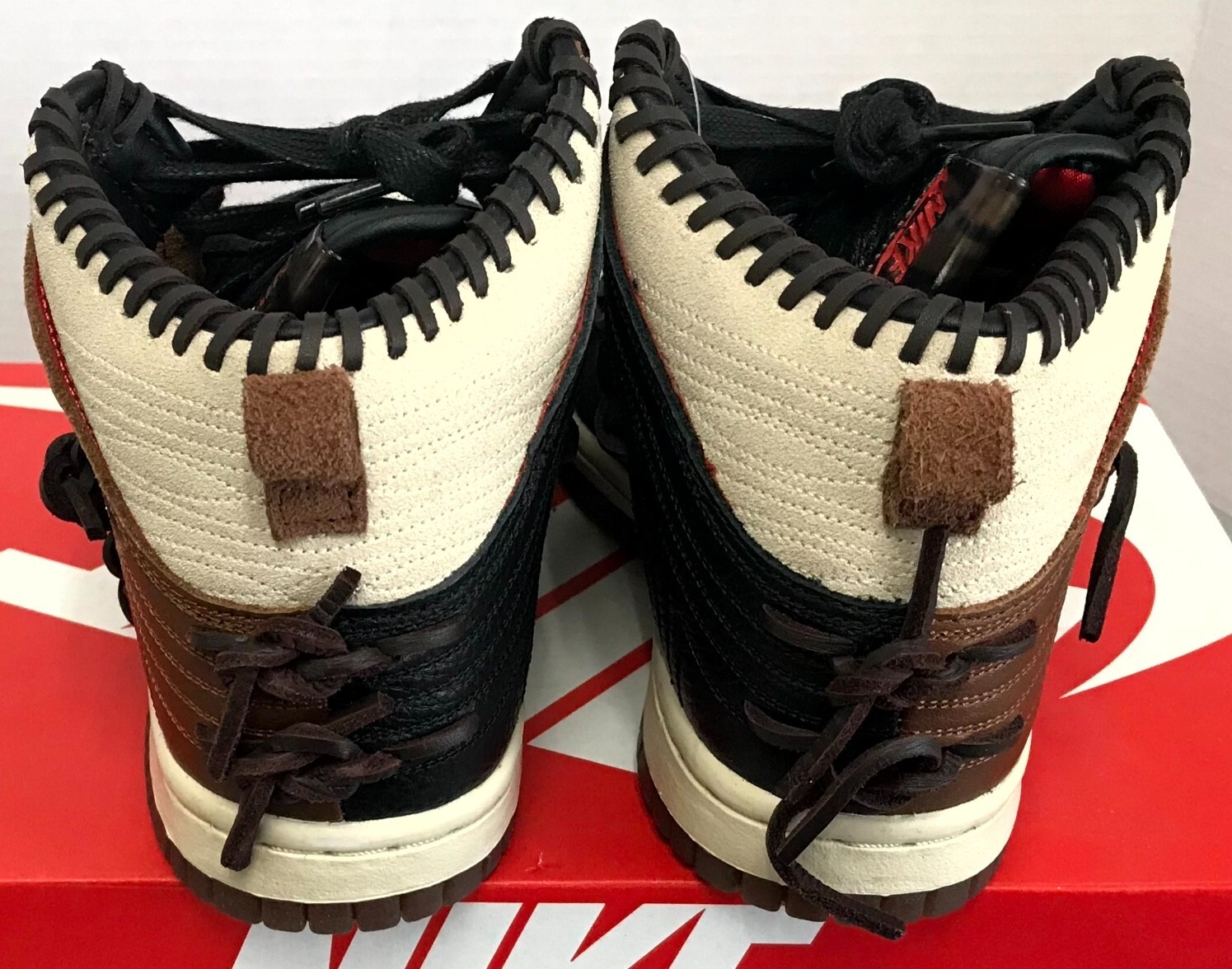 OFF WHITE X NIKE NIKE X BODEGA DARK HI BDGA LEGEND FAUNA MARRONE RUSTICO BIANCO SPORCO 12 5 CZ8125 200