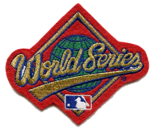 1990'S ERA WORLD SERIES MLB BASEBALL VINTAGE 4" LOGO PATCH