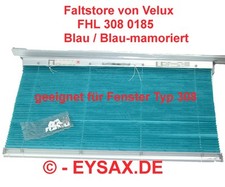 Faltstore Velux FHL 308 0185 Blau, für Fenst...