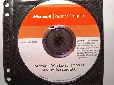 Microsoft Windows Sharepoint Services Standard 2003 Full Version w/ License