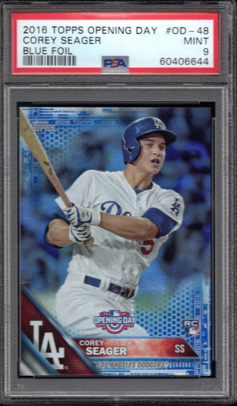 Corey Seager trading card