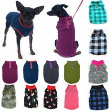 Small Pet Dog Warm Fleece Vest Clothes Coat Puppy Shirt Sweater Winter Apparel  
