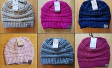 Bubble Knit Slouchy Hobo Winter Beanie Ski Hat