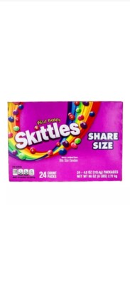 SKITTLES Wild Berry Chewy Candy, Sharing Size, 4 oz  24 Count Bag