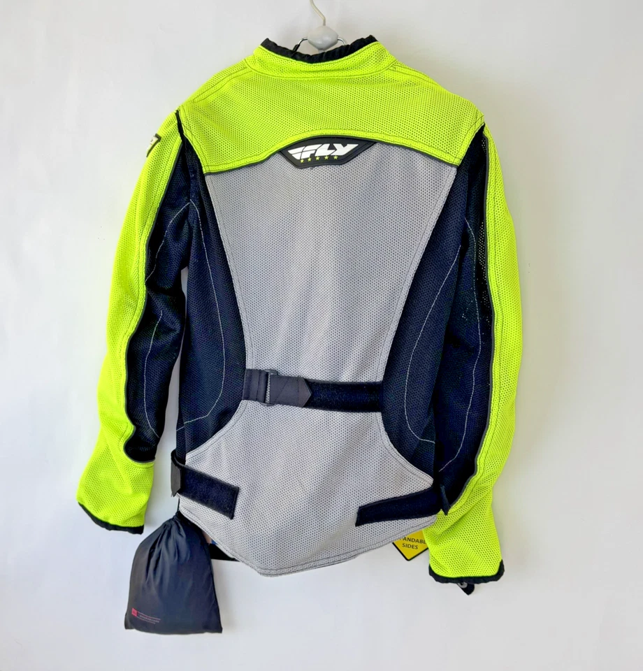 Chaqueta de equitación técnica Fly Street chaqueta de malla de aire fundente Wns S con forro extraíble Foto 3 de 4