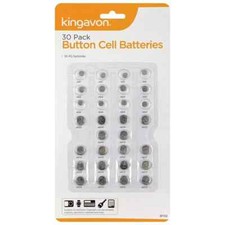 30 X Assorted Button Cell Watch Battery Batteries AG 1 / 3 / 4 / 10 / 12 / 13