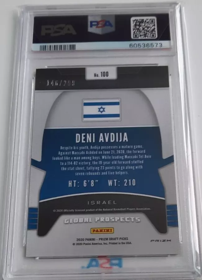 Deni Avdija 2020-21 Panini Prizm DP Draft Picks RC #100 Red Prizm