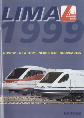 catalog LIMA Neuheiten New Novelty 1999 HO Scale 1:87 IT F E D bb