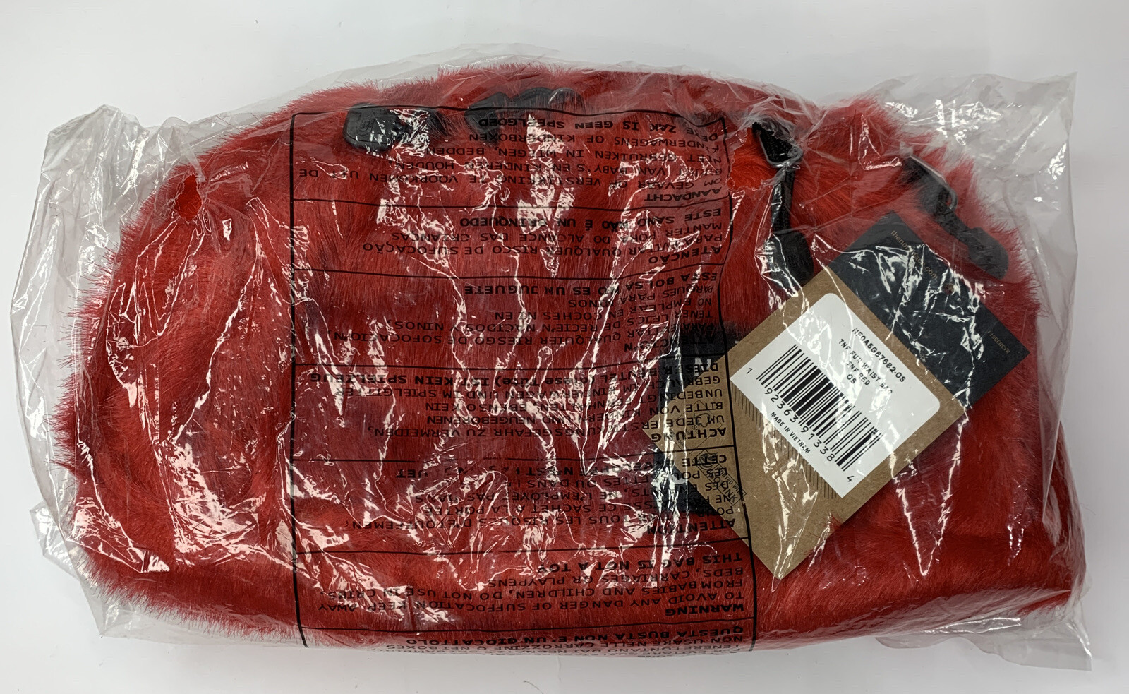 supreme the north face faux fur waist bolsa