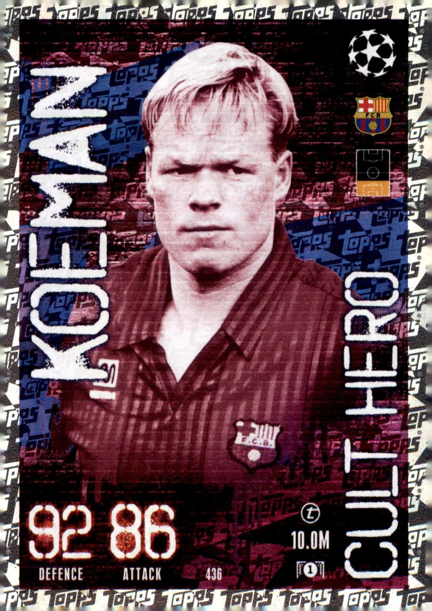 2023-24 Topps Match Attax UEFA CC #436 Ronald Koeman CULT HERO | eBay
