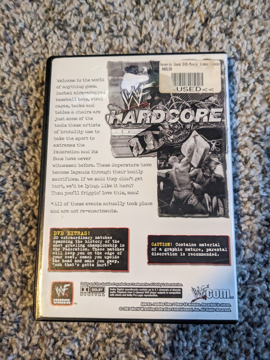 WWF - Hardcore (DVD, 2001) 651191101825| eBay