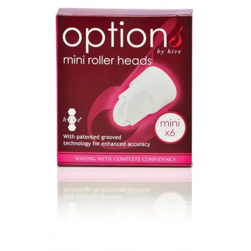 OPTIONS BY HIVE 6 x HIVE Options MINI Waxing Roller Heads, Eyebrow & Bikini, For 80g Cartridges