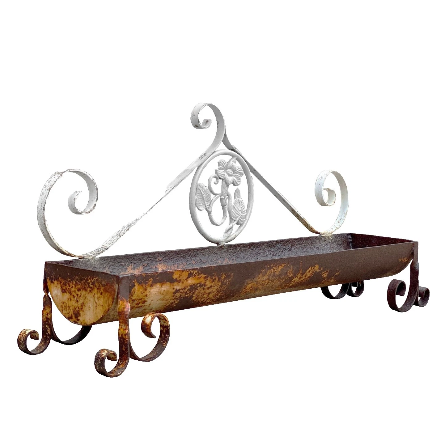 White Wrought Iron Architectural & Garden Antiques