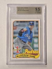 Mackenzie Gore Graded Rookie Card - 2020 Topps Update Prospects - BGS 9.5 - #P-6. rookie card picture