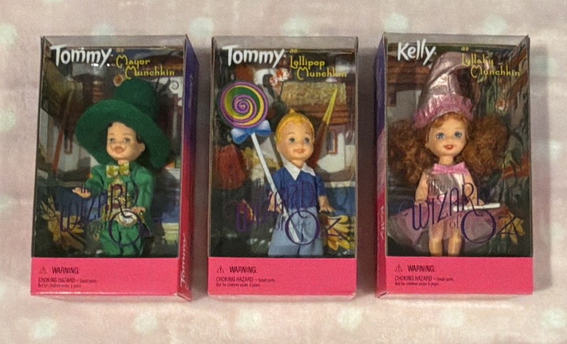  Barbie/Kelly Wizard OF Oz Munchkins Set Tommy And Kelly 1999