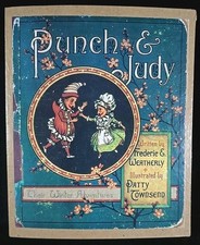 Punch  Judy Jigsaw Puzzle Their Winter Adventure Child Book Cover Complete VTG