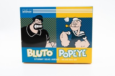 Mezco Popeye Actionfiguren 1/12 Popeye & Bluto: Stormy Seas Ahead Deluxe Box Set