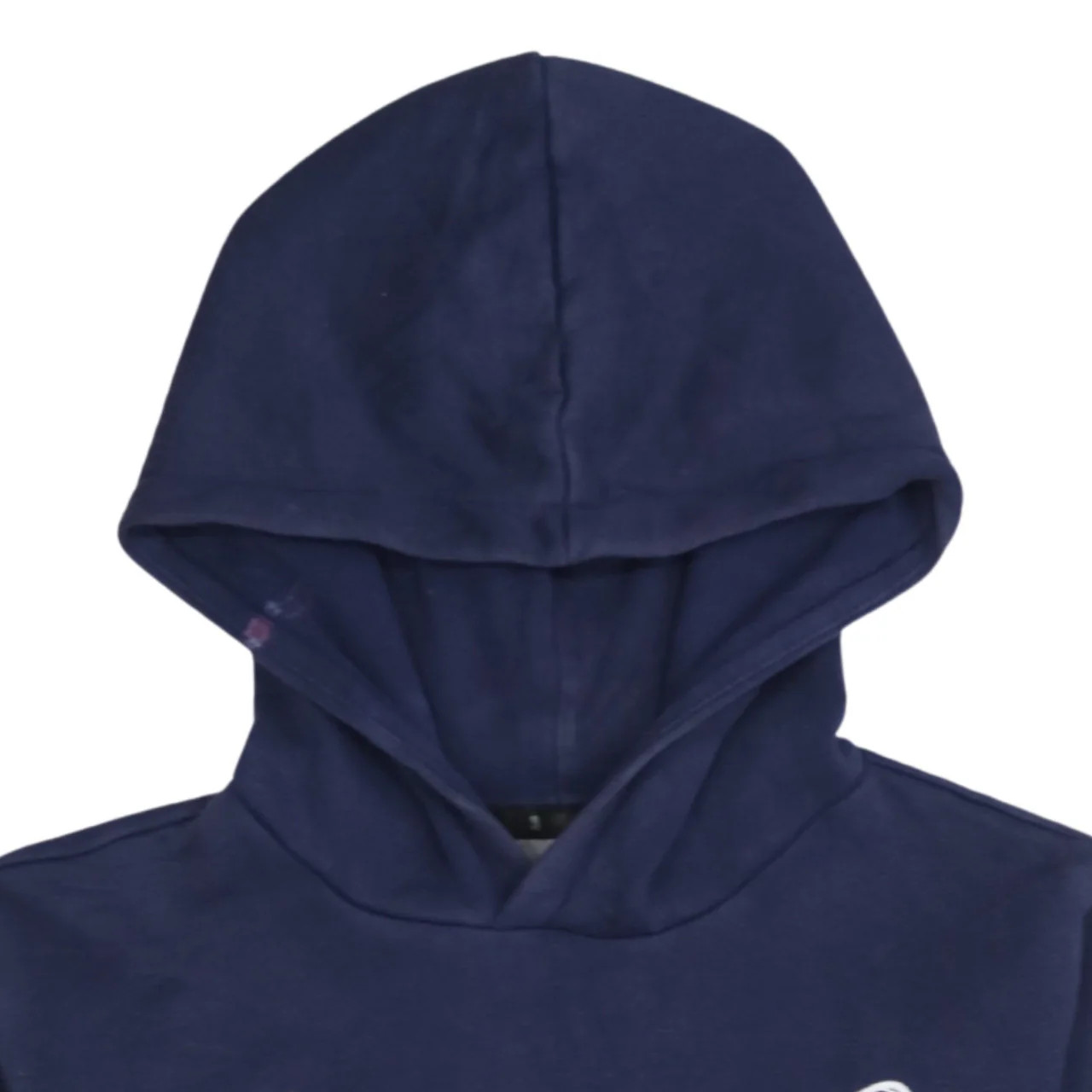 Puma 90's Spellout Pullover Hoodie Large Navy Blue image 3