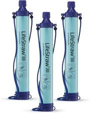 Portable Camping Hiking Emergency Life Survival Purifier Water Filter Straw Tool