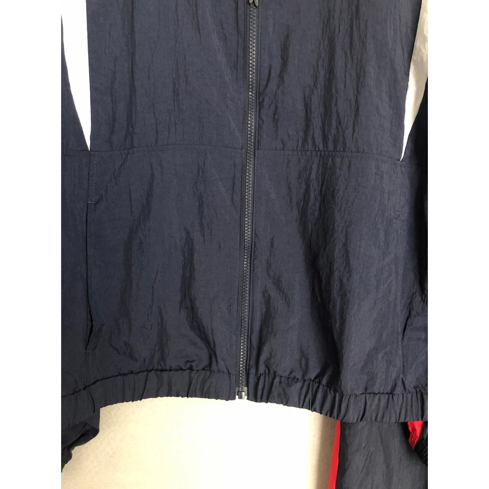 Traje de chándal Reebok para mujer grande tejido BV azul marino, rojo y blanco NUEVO Foto 3 de 4