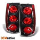 Fit 07-14 Gmc Yukon Xl Suv Red/Black Taillights Rear Brake Lamps Replacement