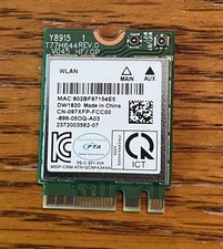 Dell Wireless DW1820 WLAN WiFi 802.11AC  Bluetooth 4.1 Dual Band M.2 97XFP