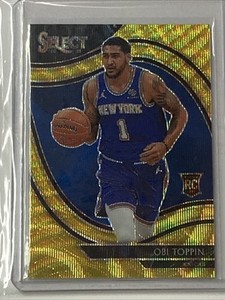2020-21 Panini Select Obi Toppin Rookie Courtside Gold Wave #293(Ready To Grade)