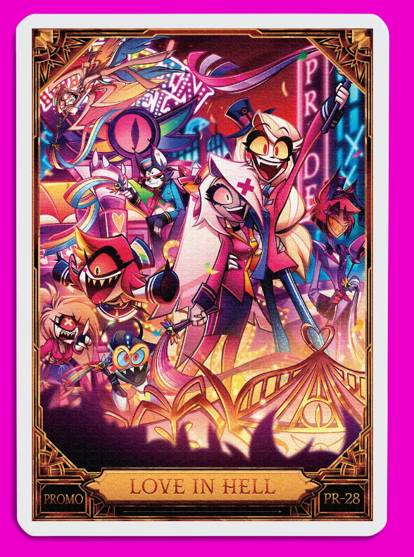 PRESALE) HAZBIN HOTEL TRADING CARDS LOVE IN HELL PROMO CARD (PR-28
