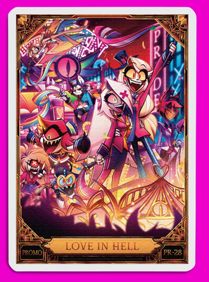 PRESALE) HAZBIN HOTEL TRADING CARDS LOVE IN HELL PROMO CARD (PR-28