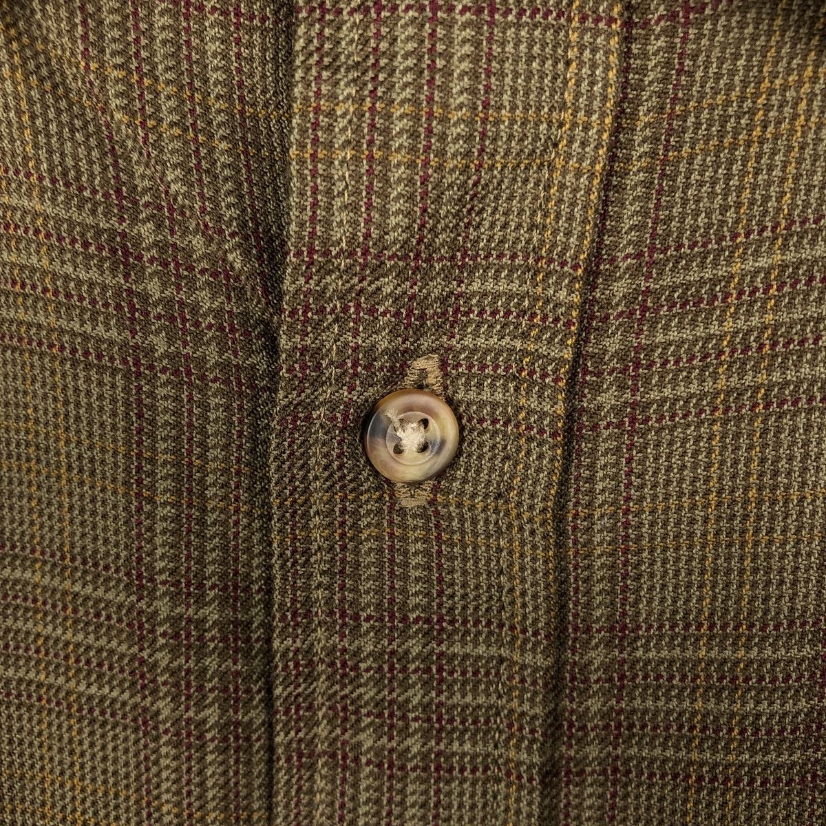 Vintage Pendleton Check Pattern Wool Button-Down … - image 5