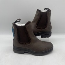 Barbour Birch Brown Leather Chelsea Boots - UK 3 New