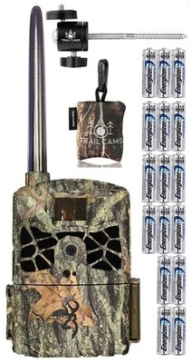 Browning Defender 4G LTE Trail Camera 20MP 1080P 2in Screen Batteries Tree Mount