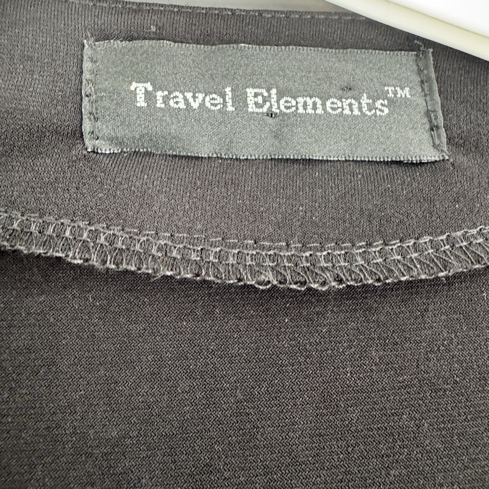 Travel Elements patterned front black back open, … - image 4
