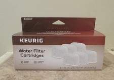 Pkg of 6 Keurig Water Filter Cartridge Replacement - NIP