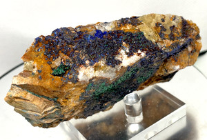 OBO 🪨💚 Natural AZURITE MALACHITE 164 g RAW SPECIMEN BLUE GREEN MINERAL #16💚🔵
